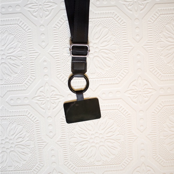 ✦BOGO✦ Festival / Everyday Cell Phone Safety Strap Removable Black Crossbody - Picture 4 of 7